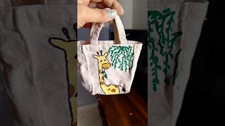 Painting on tote bag painting diy [upl. by Ymme293]