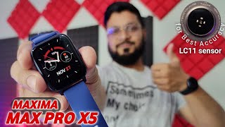 MAXIMA MAX PRO X5 smartwatch Review  Good fitness watch⚡ [upl. by Araik]