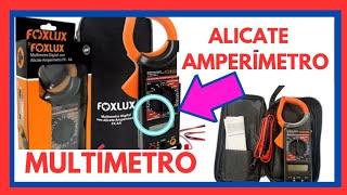 COMO USAR MULTÍMETRO E ALICATE AMPERÍMETRO [upl. by Yensehc]