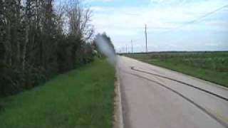 Cammed 53 Silverado Burnout and flyby [upl. by Coe]