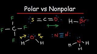 Polar and Nonpolar Molecules Is it Polar or Nonpolar [upl. by Ahsatniuq937]