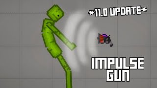 NEW IMPULSE GUN 110 UPDATE  Melon Playground [upl. by Aidole]