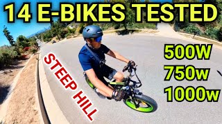 Testing 14 EBikes on the Steep Terrain  Most Powerful Ebikes under 1999 [upl. by Casimir]