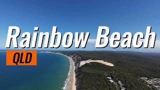 Noosa Heads Noosaville Rainbow Beach amp Inskip Point QLD 4K Drone [upl. by Odrawde]