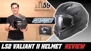 LS2 Valliant II Blackout Helmet Review at SpeedAddictscom [upl. by Inah]