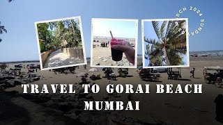 GORAI BEACH  Tourist Places in Mumbai  charni beach  Borivali  Pagoda  juhu beach gaon ka dhan [upl. by Forest930]