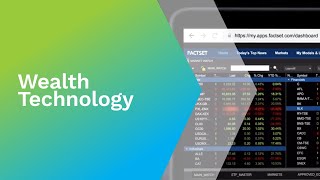 FactSet Wealth Technology [upl. by Angid]