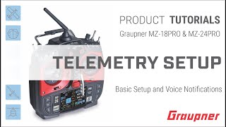 Setting up telemetry on your Graupner mz24PRO or mz18PRO HoTT radio [upl. by Cecelia]