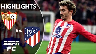 Sevilla vs Atletico Madrid  LALIGA Highlights  ESPN FC [upl. by Eilra]