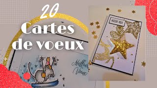 20 cartes de vœux Présentation [upl. by Gewirtz110]