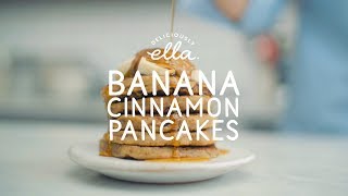 Banana Pancakes  Deliciously Ella  Vegan amp Gluten Free [upl. by Lissa16]