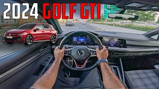 2024 volkswagen Golf GTI Sports Car  Full POV Test Drive [upl. by Lika580]