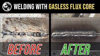 Gasless Flux Core for Beginners 1 BIG Thing [upl. by Joshia]