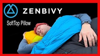 BEST Ultralight Backpacking Pillow ZENBIVY SoftTop Pillow Review amp Setup [upl. by Wilcox]