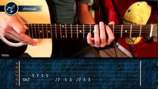 Cómo tocar quotMentiraquot de La Ley en Guitarra Acústica HD Tutorial  Christianvib [upl. by Eilra]