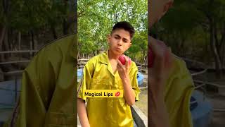 Sigma Boy Magic Lips 💋  Aayush amp Abhay momson comedy viral funny [upl. by Lurline812]