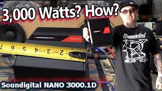 3000 Watts HOW Soundigital NANO 30001D Amplifier Tested  the Guts [upl. by Hajar]