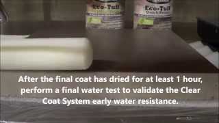 How to Install a Non Toxic Concrete Countertop Sealer [upl. by Ramel797]