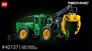 LEGO Technic  John Deere 948LII Skidder 42157 [upl. by Innob]