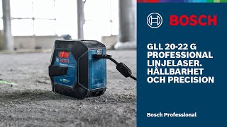 Precision och hållbarhet Bosch GLL 2022 G Professional linjelaser i detalj [upl. by Wendie41]