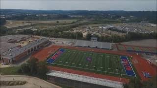 Aerial Tour of Chartiers Valley High School [upl. by Enerahs]