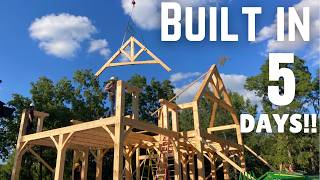 Timber Frame Class No2  House Build Ep 9 [upl. by Hsetih]