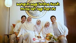 Kisah Merpati Lyrics Music Video  Arinaga Family [upl. by Nich]