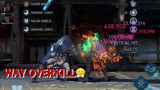 MK TEAM RAIDEN HIT 100 MIL DAMAGE NO RAVEN  LAST CONTRACT SOLO RAID  INJUSTICE 2 MOBILE [upl. by Ierdna]