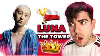 😲¡REACCIÓN a THE TOWER de LUNA😱🎙️REPRESENTANTE de POLONIA en EUROVISION 2024🎙️  🇵🇱 [upl. by Goddard641]