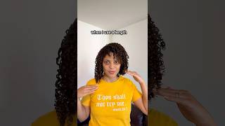 How to Lengthen Curly Hair NO HEAT or Dents shorts [upl. by Montano]