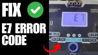 Treadmill Error 7  How To Fix [upl. by Ennaehr166]