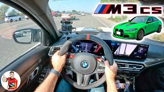 What Its Like to Live with a BMW M3 CS POV [upl. by Anertak]