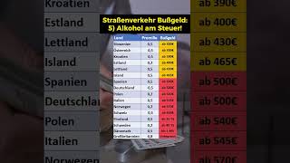 Bußgelder amp Grenzen für Alkohol am Steuer [upl. by Kenweigh]