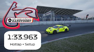 ACC Hotlap  Zandvoort Porsche 9912 GT3 R 1339  Setup [upl. by Ellenhoj]