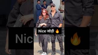 Akshay Kumar and twinkle khanna spotted at airportakshaykumar shortsvideo news [upl. by Ecined]