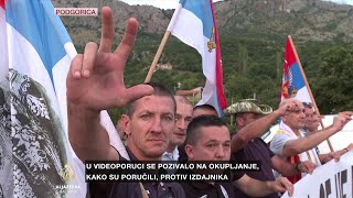 U Crnoj Gori protest prosrpskih simpatizera zbog dogovora o vladi [upl. by Kho]