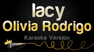 Olivia Rodrigo  lacy Karaoke Version [upl. by Wivinah]