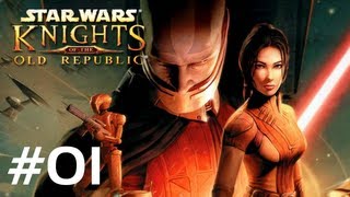 Star Wars KOTOR Playthrough  Part 1  Attack on the Endar Spire [upl. by Ykcub]