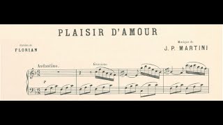 Plaisir damour 1784 J P E Martini  J P Claris de Florian [upl. by Briney363]