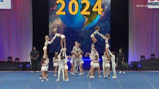 Cheer St Louis Archangels  Finals The 2024 Cheerleading Worlds WITH SOUND [upl. by Etnoval]