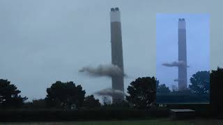 PART 2  Fawley Power Station Chimney Demolition [upl. by Aicats]