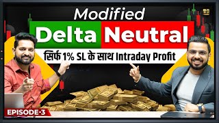 Delta Neutral Modified  Option Trading Intraday Strategy  Share Market [upl. by Currier30]