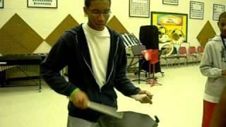 Nansemond River Marching Band Playin Around in the Band Room [upl. by Anirtac671]