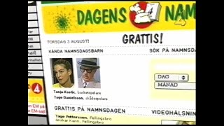 Dagens namn  TV4 20000907 [upl. by Alick]