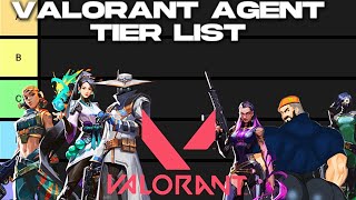 Making A Valorant Tier List 2024 Agent Edition valorant tierlist funny [upl. by Sergei]