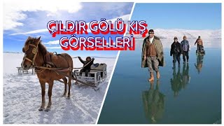 ÇILDIR GÖLÜ MUHTEŞEM KIŞ GÖRSELLERİÇıldır lake amazing winter images Turkey [upl. by Harwilll]