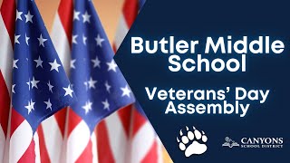 Butler Middle Veterans Day Assembly [upl. by Reinert]