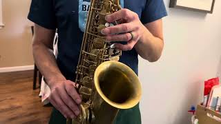 Rampone and Cazzani R1 Jazz Alto Saxophone Demo wwwdcsaxcom [upl. by Anialed]