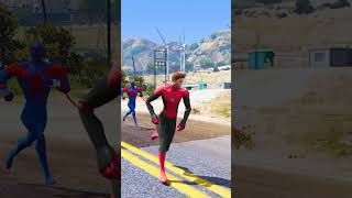 GTA V Spiderman In Action 😯 Hulk vs Spidey [upl. by Esma]