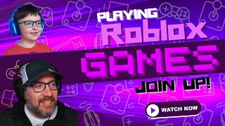 Playing Roblox Games roblox gaming familyfriendly [upl. by Eyahc760]